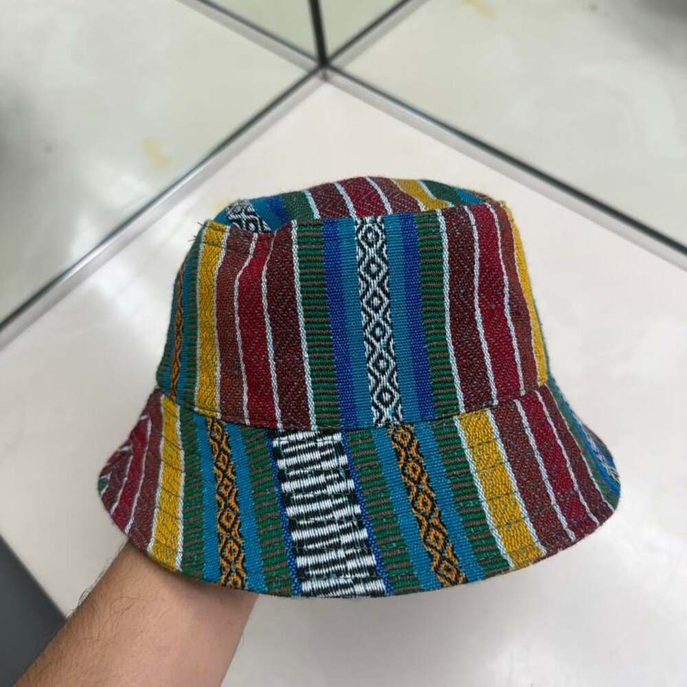 Handmade Multicoloured African Print Bucket Hat